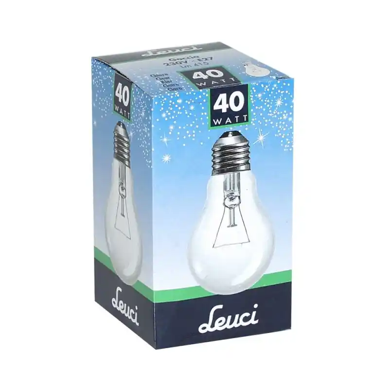 Leuci Glühlampe 40W E27 klar Glühbirne 40 Watt Glühbirnen Glühlampen Schnäppchen
