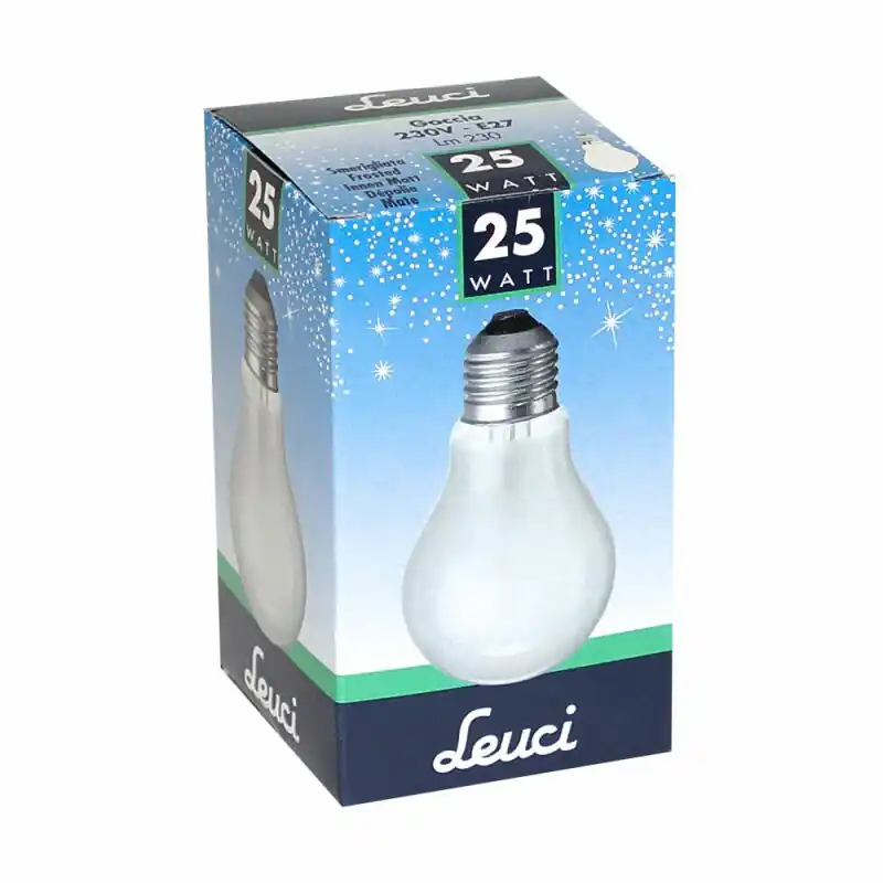 Markenware Leuci Glühbirne 25W E27 MATT Glühlampe 25 Watt Glühbirnen Glühlampen