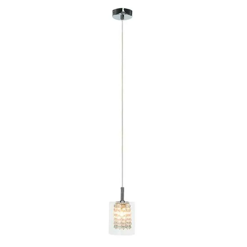 Finale Aktion Brilliant Pendelleuchte Date Chrom Metall/Glas max. 1 x 42W G9 230V