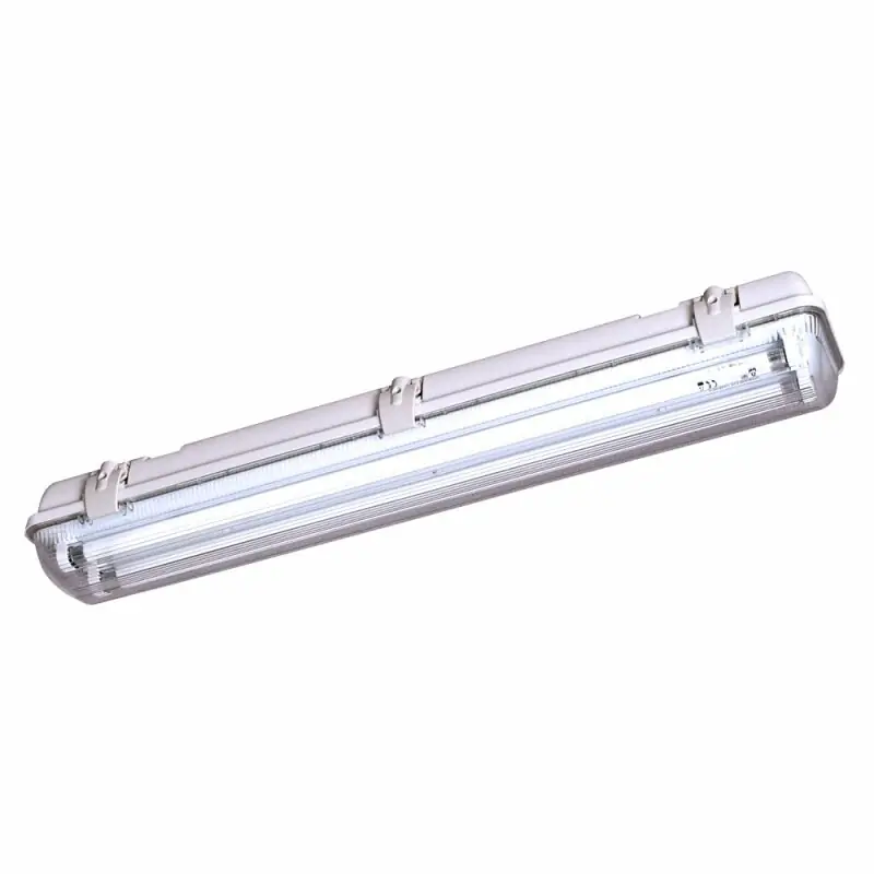Starlicht Feuchtraum Wannenleuchte 60cm Aqualux Eco 2 x 14W G5 T5 Leuchtstoffröhre 4000K neutralweiß IP65 Finale Aktion