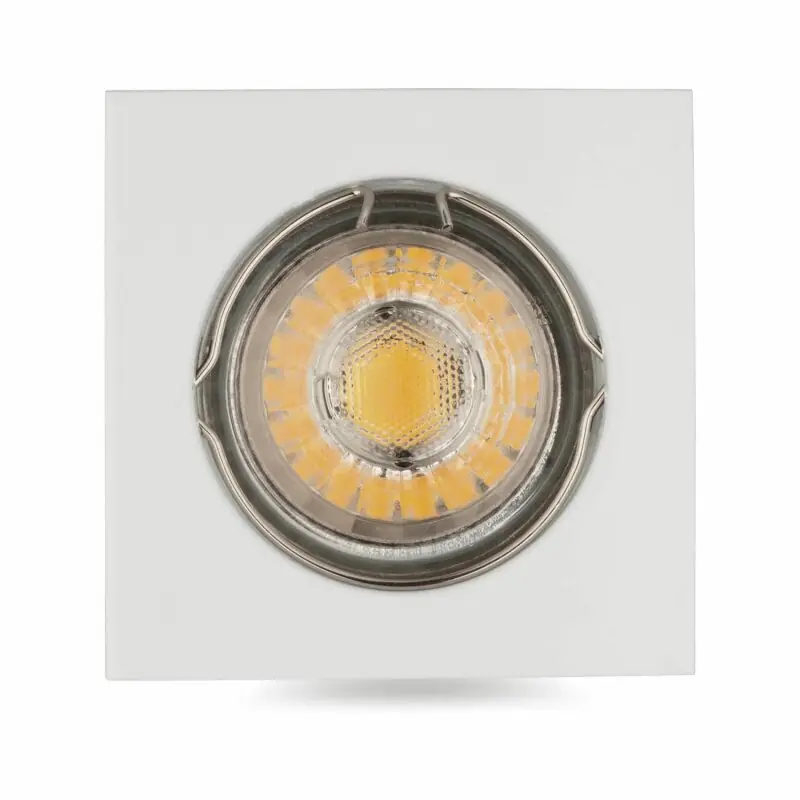 Müller-Licht LED EBL Einbaustrahler weiß starr 5W GU10 quadratisch warmweiß 2700K Expressversand
