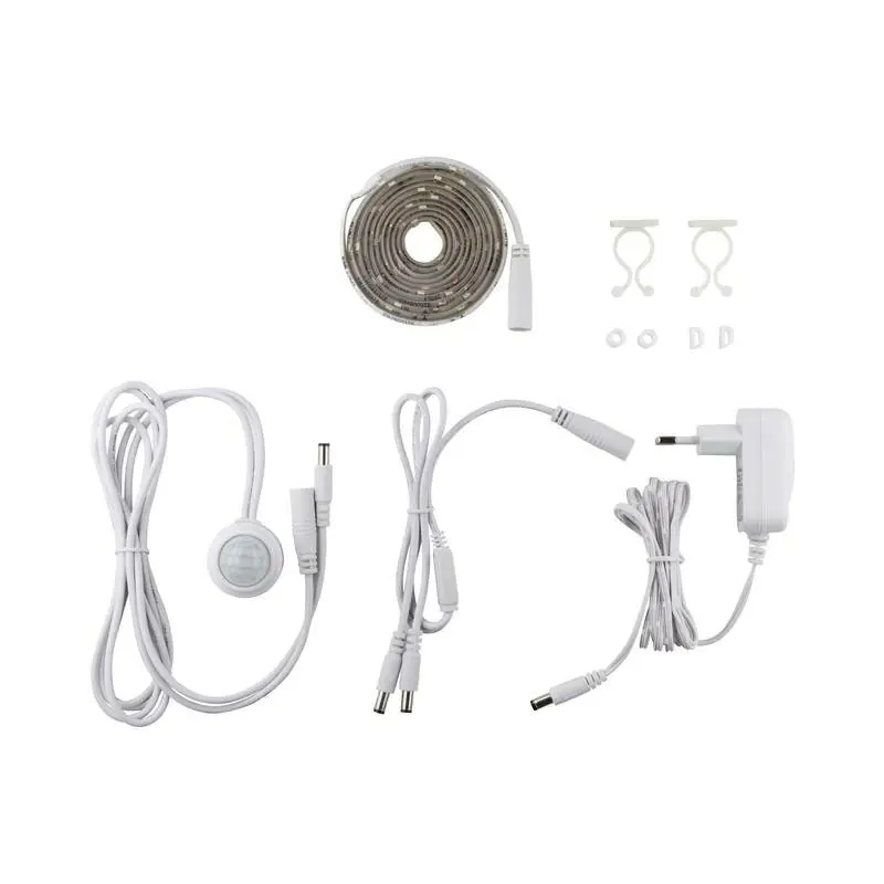 Müller-Licht LED Sensor Nachtlicht Strip 4,5W 230V LED-Bedlight 1,5m warmweiß 3000K Komplettset Nur Heute