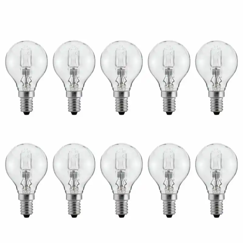 10 x Halogen Tropfen 42W fast 60W E14 klar Kugel warmweiß dimmbar Kracherpreis