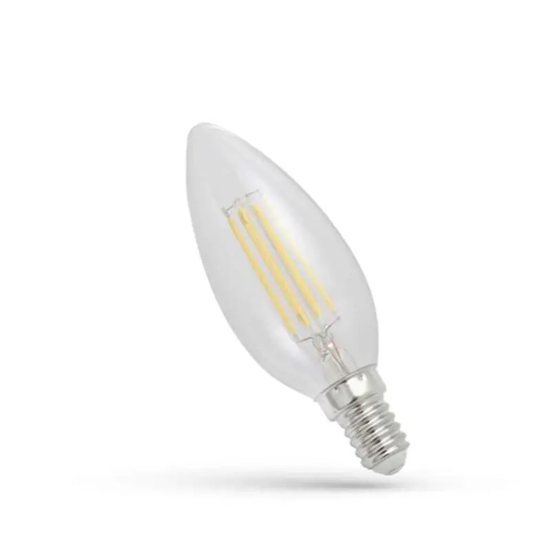 LED Filament Leuchtmittel Kerze 4W = 40W E14 klar 450lm warmweiß 2700K Sofort Bestellen