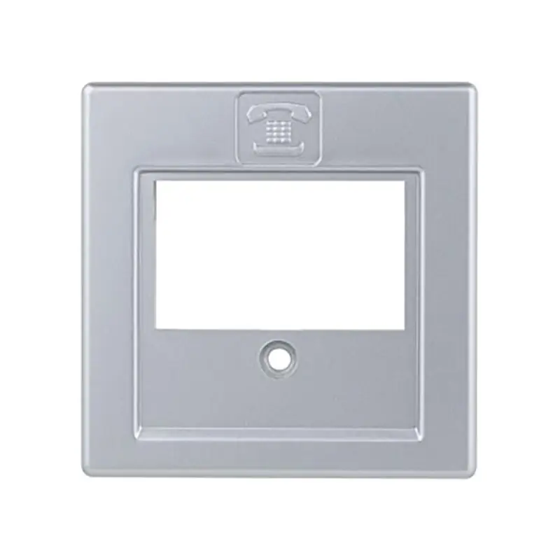 REV Ritter Standard Quadro TAE-Abdeckung silber Kostenloser Rückversand