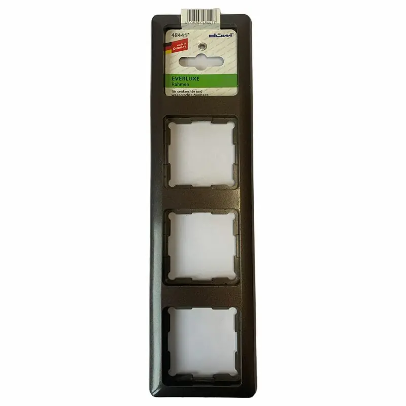 Kostenloser Versand REV Ritter EverLuxe Rahmen 4-fach Espresso Abdeckrahmen