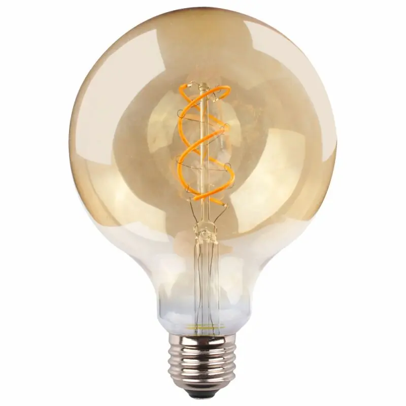 Müller-Licht Retro LED Spiral Filament Globe G125 4W = 25W E27 Gold 250lm extra warmweiß 2000K Angebot