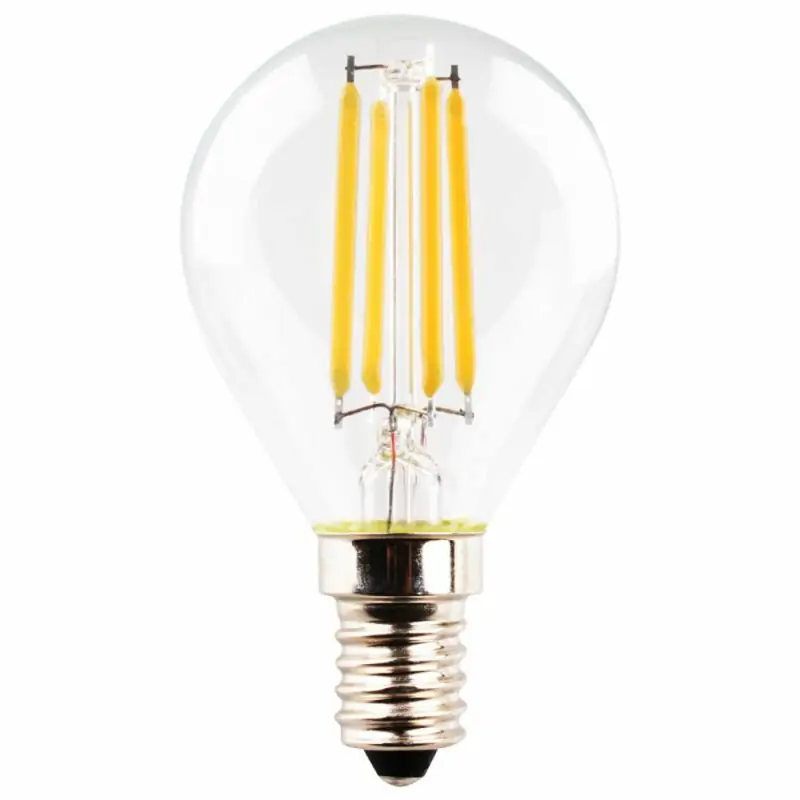 Neu Müller-Licht LED Filament Leuchtmittel Tropfen 4,5W = 40W E14 klar 470lm warmweiß 2700K