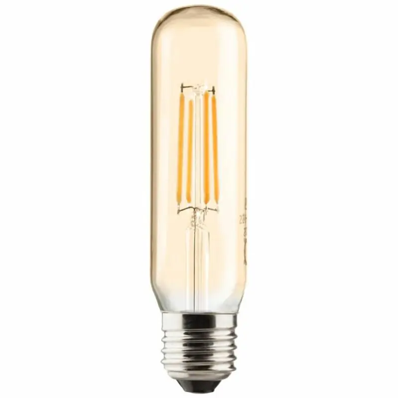 Direkt Vom Hersteller Müller-Licht LED Filament Leuchtmittel Retro Röhre T32 Vintage 4,5W = 32W E27 Gold 350lm extra warmweiß 2000K HD-LED Ra>90