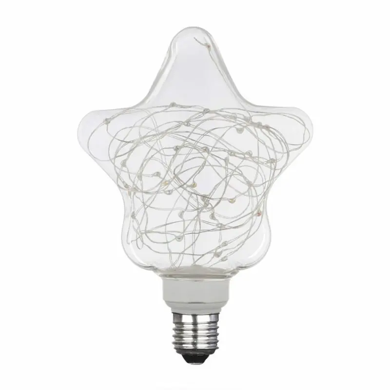 Kostenfreie Lieferung XQ-lite LED Kupferkabel Stern S128 Starry 1,5W E27 klar bunt farbig multicolor