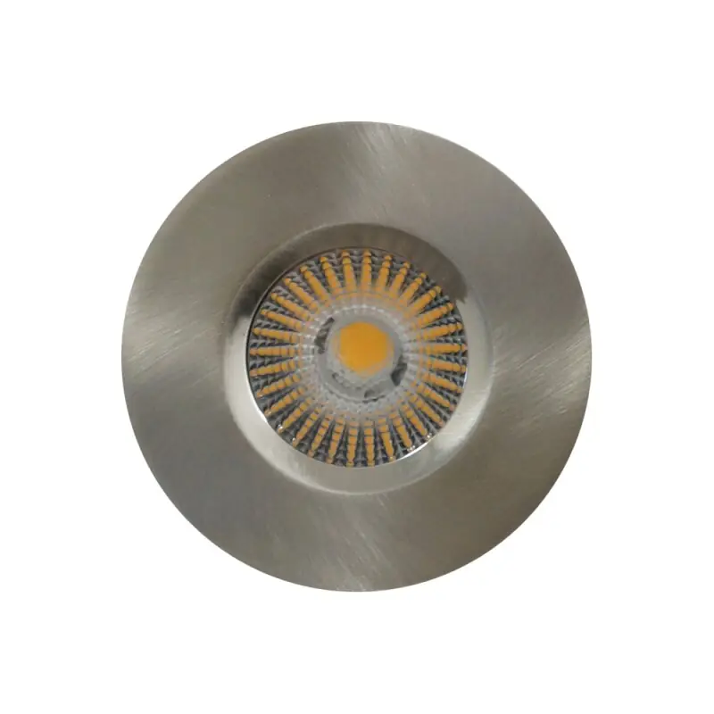 Heißes Angebot Smartwares LED Einbaustrahler Downlight Feuerschutz Edelstahl gebürstet IP65 3,8W 320lm warmweiß 3000K 40°
