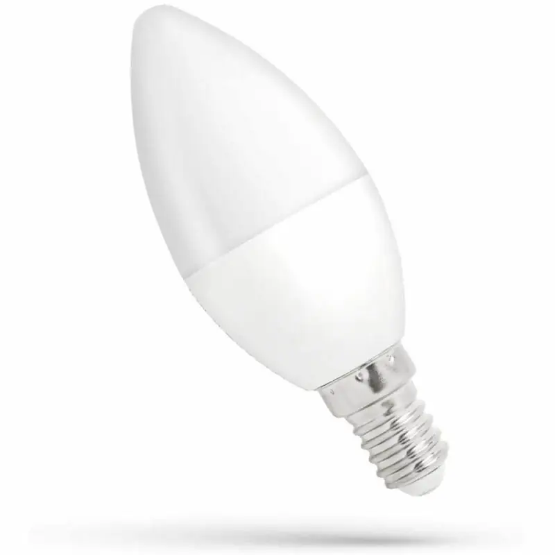 Mega-Angebot Spectrum LED Leuchtmittel Kerzenform 5W = 40W matt E14 470lm warmweiß 3000K DIMMBAR