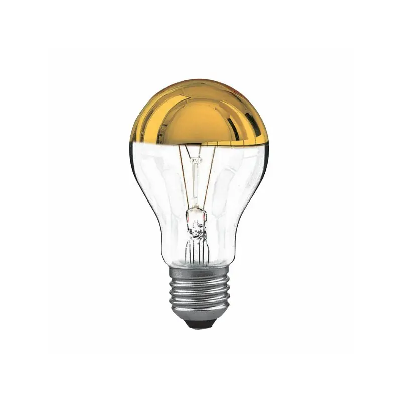 Bellight Glühbirne Birnenform A60 100W E27 Kopfspiegel Gold Glühlampe 100 Watt Glühbirnen dimmbar Preiswert