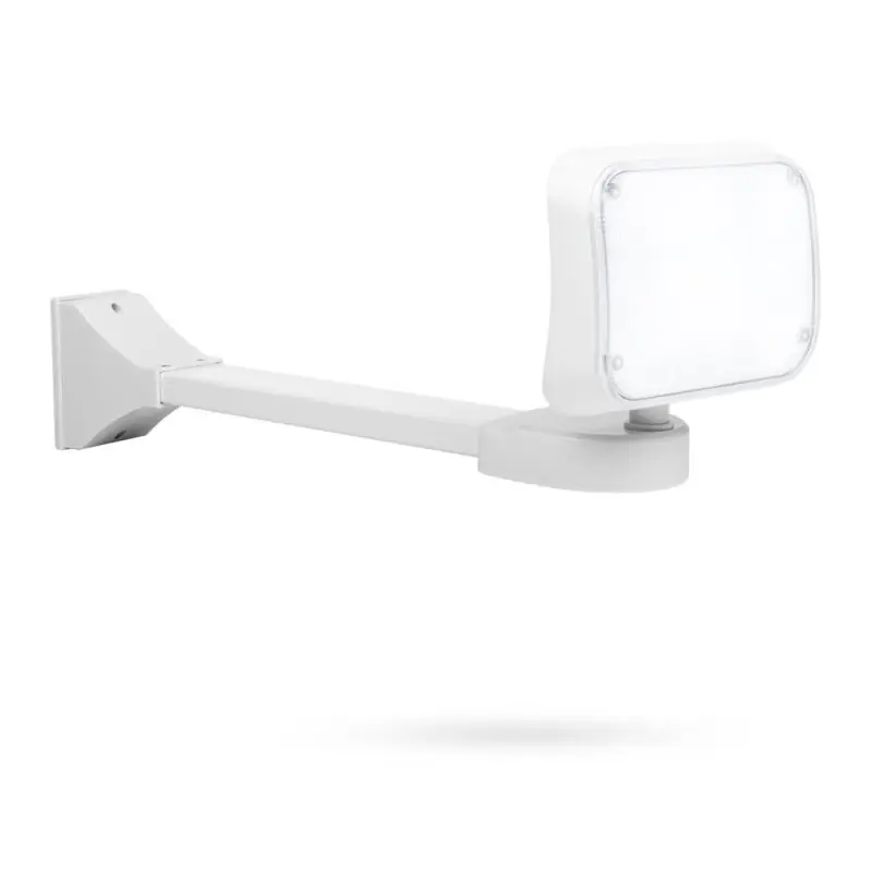Smartwares LED Fluter Strahler Weiß IP44 12W 800lm Neutralweiß 4000K 100° Ausleger Wandhalter Meistverkauft