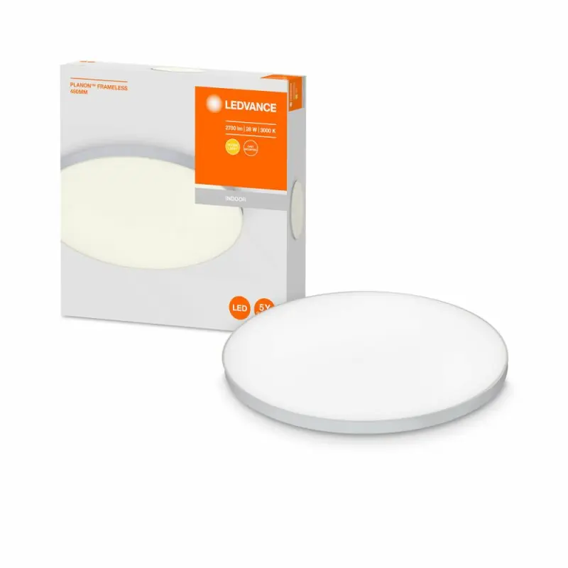 Ledvance LED Aufbau Panel Leuchte Planon Frameless Rund Ø45cm 28W 2700lm warmweiß 3000K Meistverkauft