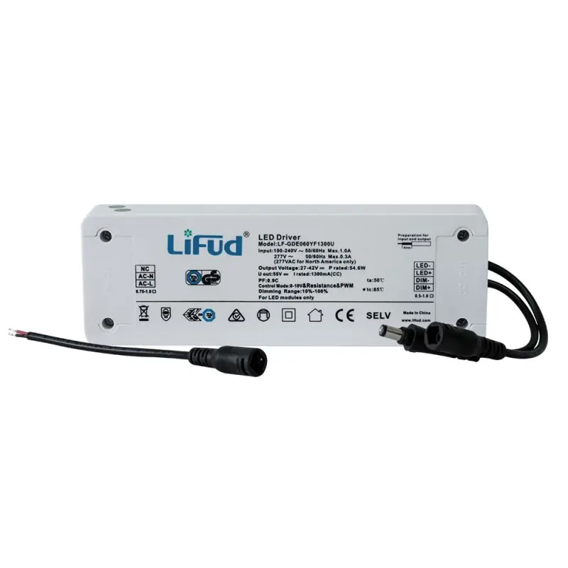 Lifud LED Netzteil Driver für Panel 40W-63W 27-42V dimmbar 1-10V Neue Ware