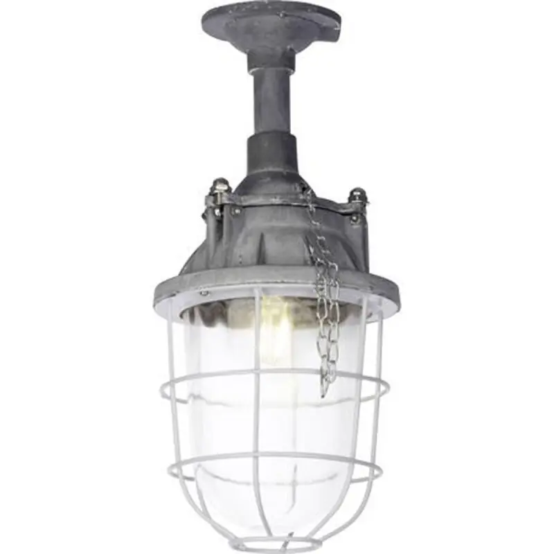 Sonderangebot Brilliant Deckenleuchte Storm Metall/Glas Grau Beton max. 60W E27 ohne Leuchtmittel