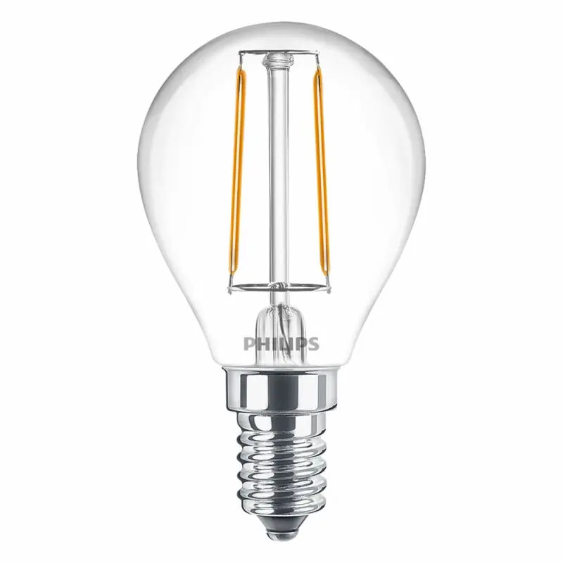 Philips LED Filament Leuchtmittel Tropfen 2W = 25W E14 klar 250lm warmweiß 2700K Rabatt