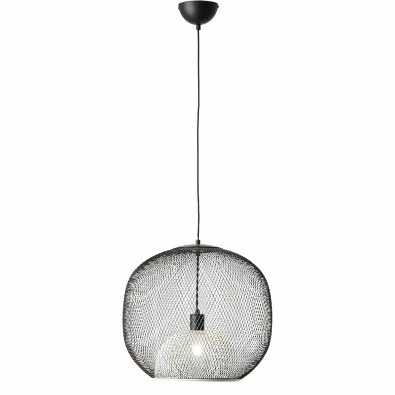 Neue Kollektion Brilliant Pendelleuchte Ashley Schwarz Ø43cm max. 60W E27 kürzbar