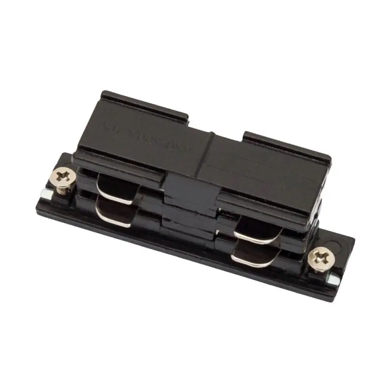 Finale Aktion Spectrum 3-Phasen Stromschiene Adapter Verbinder Schwarz gerade IP20
