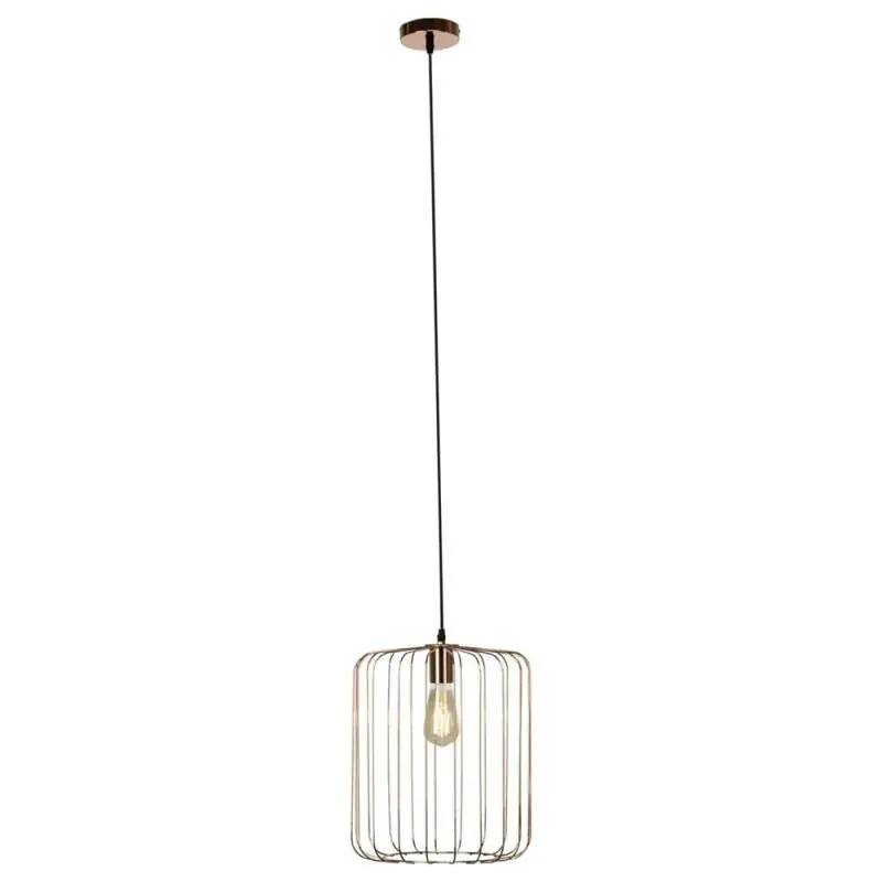 Sale Brilliant Pendelleuchte Flavian Kupfer max. 60W E27 ohne Leuchtmittel kürzbar