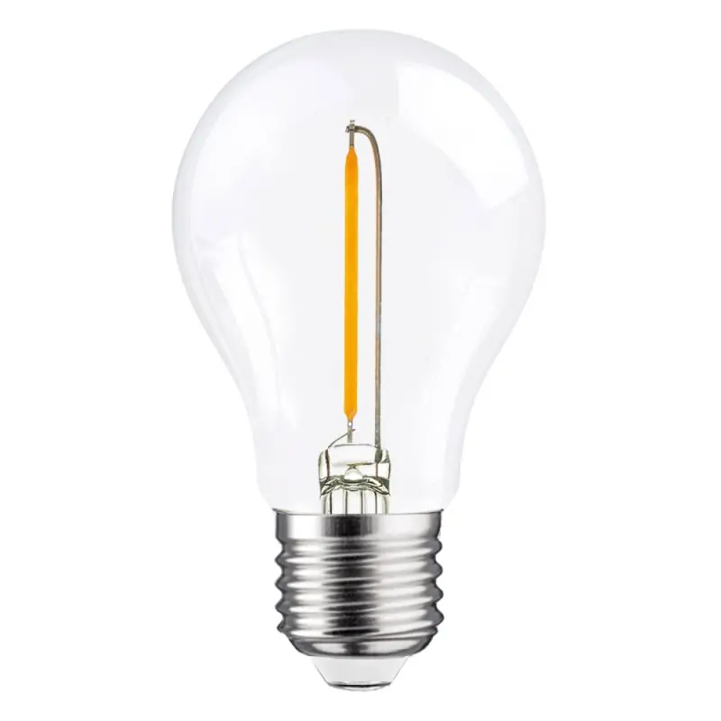 LED Filament Leuchtmittel Birne 1W = 12W E27 klar 100lm extra warmweiß 2200K Gratis Versand