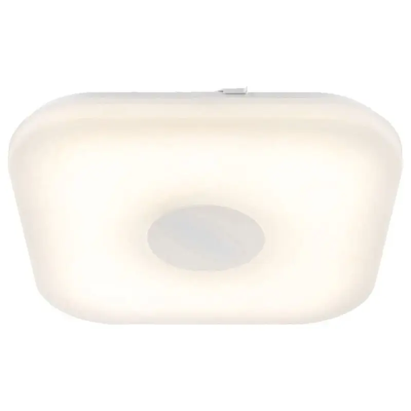 Preisreduziert Globo LED Wand- & Deckenleuchte Felion Weiß 36x36cm 15W 1200lm 2700K-6400K CCT Dimmbar mit Fernbedienung