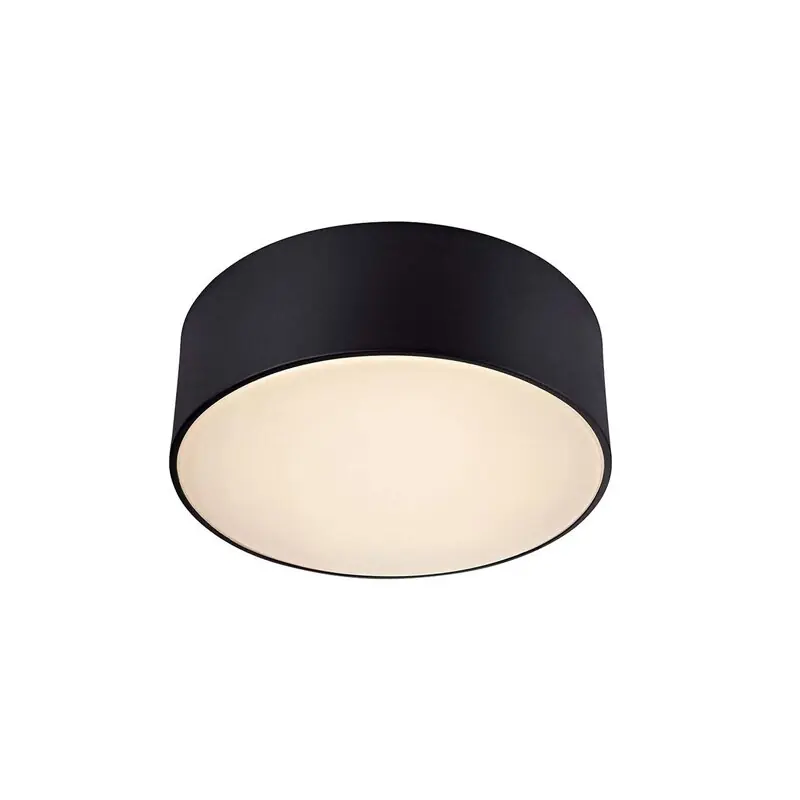 Sofort Bestellen Markslöjd LED Deckenleuchte Facile Schwarz IP44 rund Ø28cm 9W 300lm warmweiß 3000K