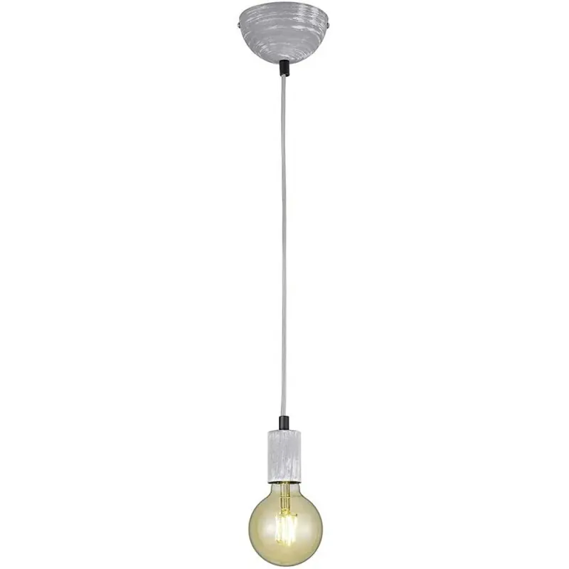 Trio Pendelleuchte Cord Grau antik max. 60W E27 ohne Leuchtmittel kürzbar Sonderaktion