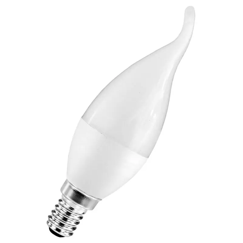 Ausverkauf Spectrum LED Leuchtmittel Windstoß Kerze 4W = 30W E14 matt 340lm Neutralweiß 4000K 260°