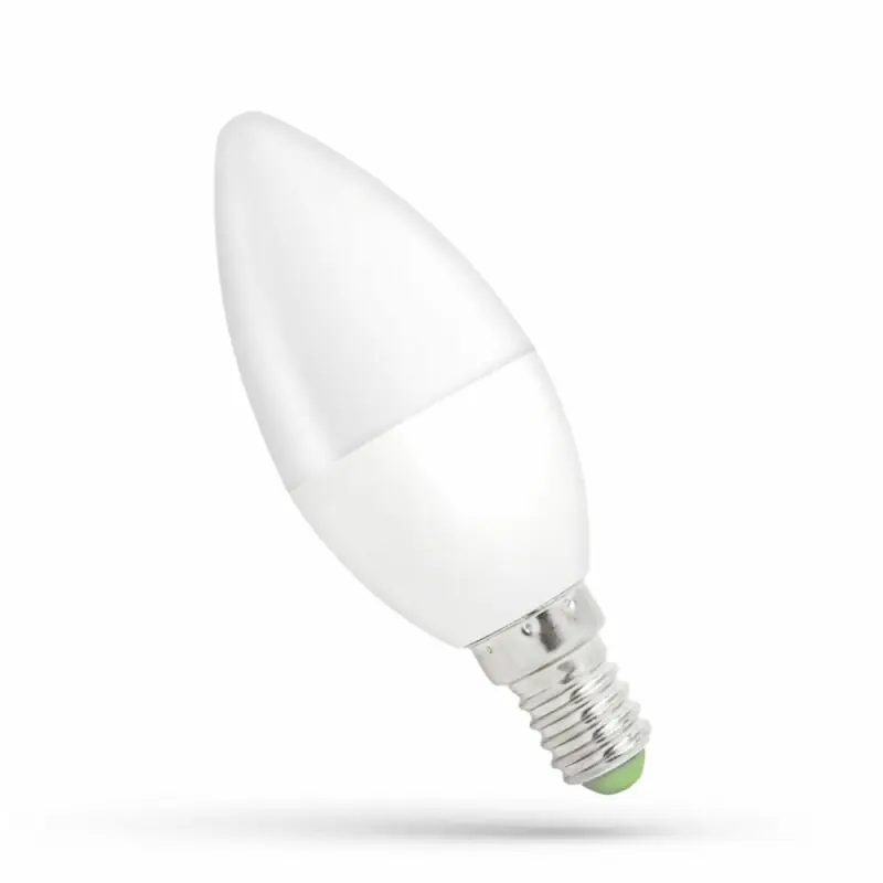 Spectrum LED Leuchtmittel Kerzenform 4W = 35W E14 matt 340lm Neutralweiß 4000K 200° Gratis Versand