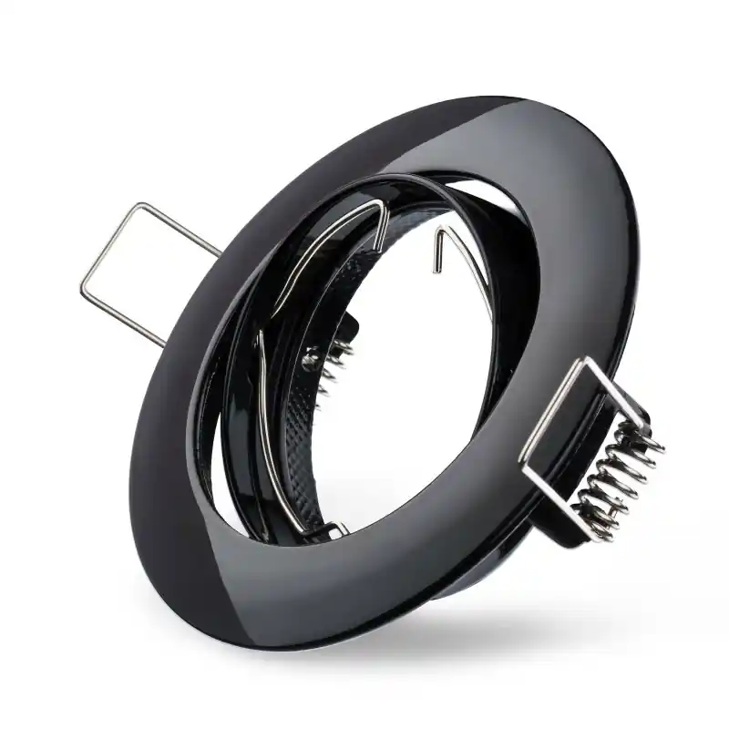 Saisonangebot Einbaustrahler Schwarz schwenkbar 68mm max. 50W