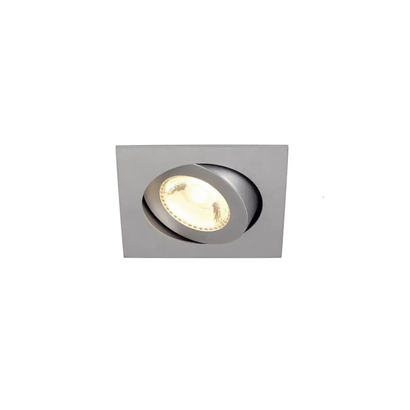 Aktuell SLV LED Einbauleuchte BOOST TURNO SQUARE Silbergrau 6W 310lm warmweiß 3000K schwenkbar