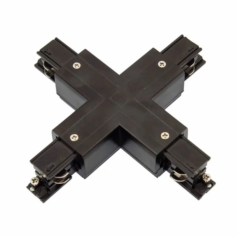 Spectrum 3-Phasen Stromschiene SPS-2 Kreuzverbinder Schwarz Geprüft