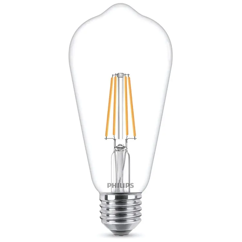 Angebot Philips LED Filament Leuchtmittel Edison ST64 5,5W = 40W E27 klar 470lm warmweiß 2700K DIMMBAR