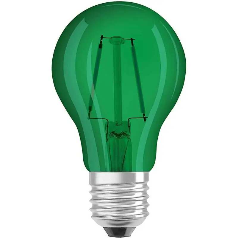 Osram LED Leuchtmittel Star Classic A Decor Birne 1,6W E27 136lm 7500K Grün FS Letzte Chance