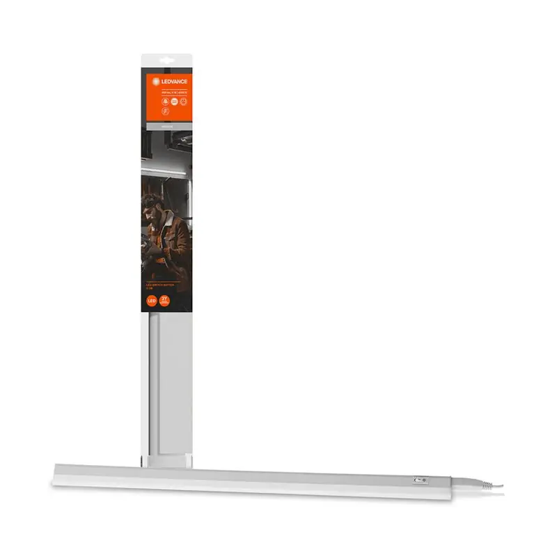 Ledvance LED Unterbauleuchte Switch Batten Weiß 30cm 4W 450lm Neutralweiß 4000K Schalter Zertifiziert