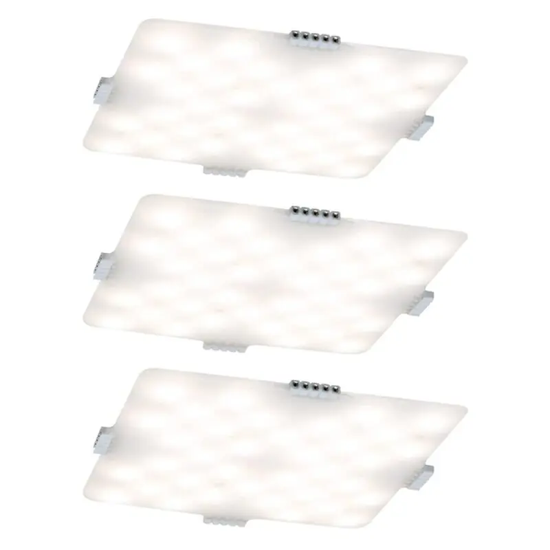 Paulmann Function MaxLED Softpad Basisset Silber 3 x 3,3W 288lm warmweiß 2700K 230/24V mit Sensor Meistverkauft