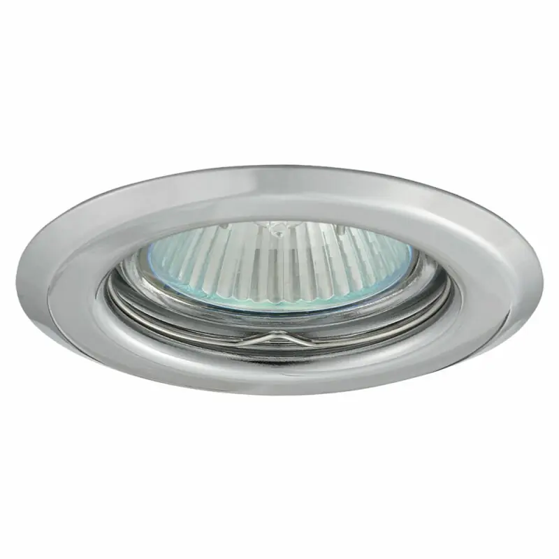 Einbaustrahler Einbauleuchte AXEL 2114 Chrom rund max. 35W ohne Leuchtmittel Versand Am Gleichen Tag