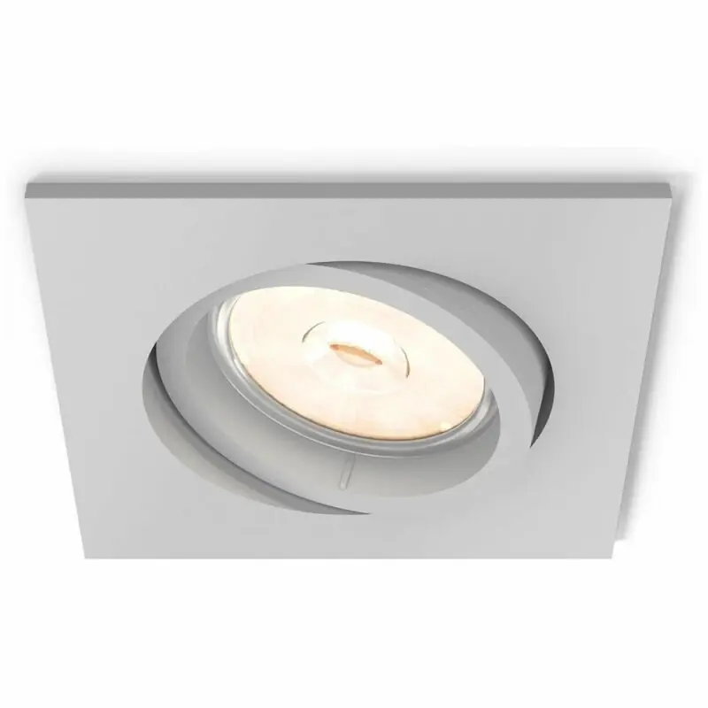 Philips myLiving Enneper Einbaustrahler eckig Grau IP20 max. 5,5W GU10 schwenkbar ohne Leuchtmittel Wochenendangebot
