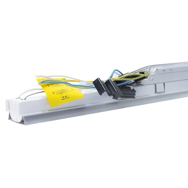 Wochenendangebot Regent Unterbauleuchte Systemleuchte Slash 88cm Weiß max. 39W T5 Leuchtstoffröhre ohne Leuchtmittel