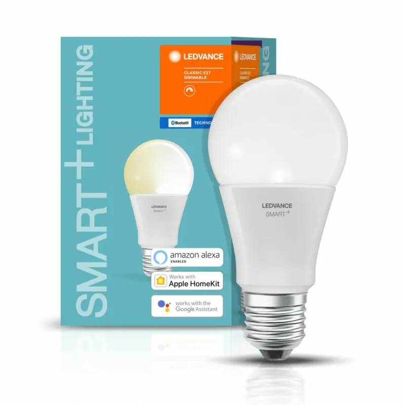 Ledvance LED Smart+ Birne 9W = 60W E27 matt 800lm warmweiß 2700K Dimmbar App Google Alexa Apple HomeKit Bluetooth Bestseller