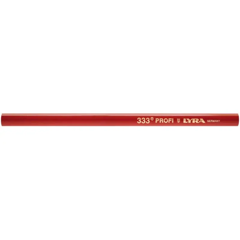 Solange Der Vorrat Reicht Lyra Zimmermannsbleistift rot 24cm