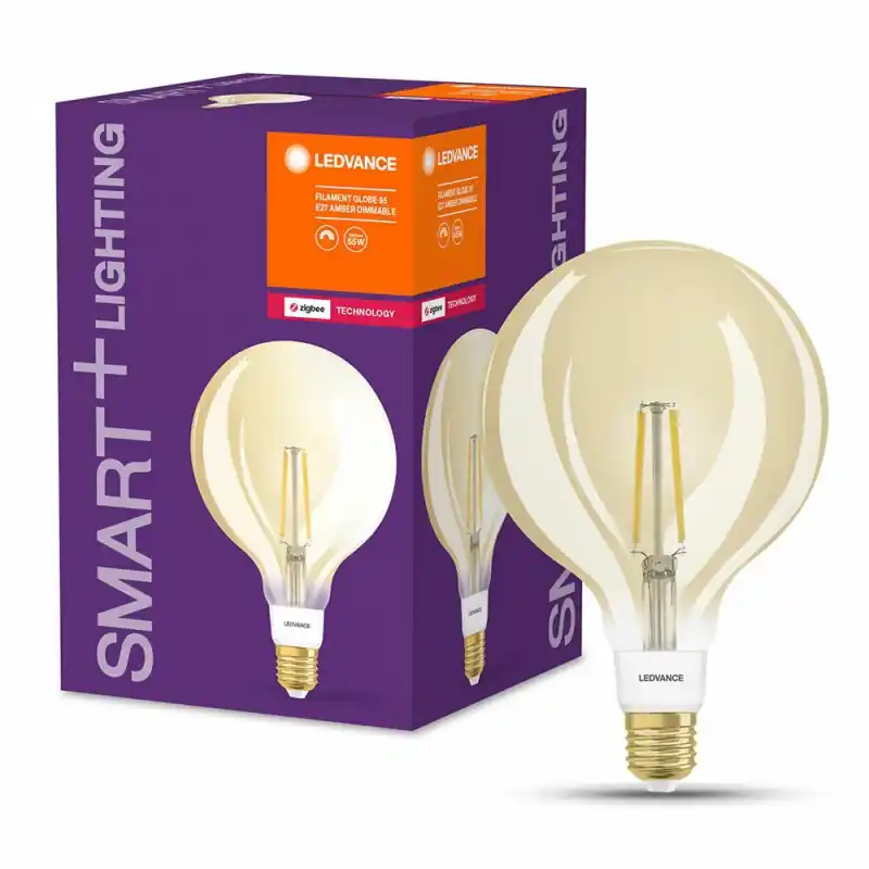 Ledvance Smart+ LED Filament Leuchtmittel Globe G120 6W = 55W E27 680lm Gold Extra Warmweiß 2400K dimmbar Zigbee Bestpreis