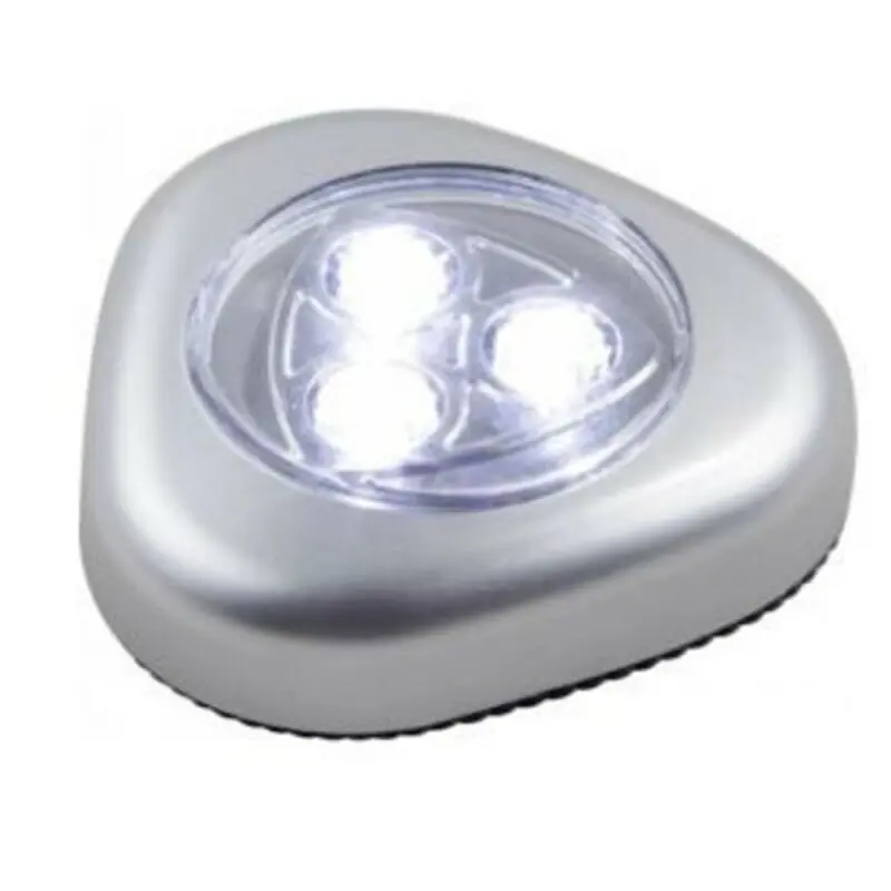 Globo LED Flashlight Pushlight Silber 0,21W Tageslicht 6400K kaltweiß für 3 x AAA Batterie Neue Ware