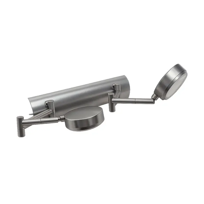 Top-Seller FOZZ Wandleuchte Strahler Oya Chrom matt max. 2 x 9W GX53 schwenkbar mit Schalter