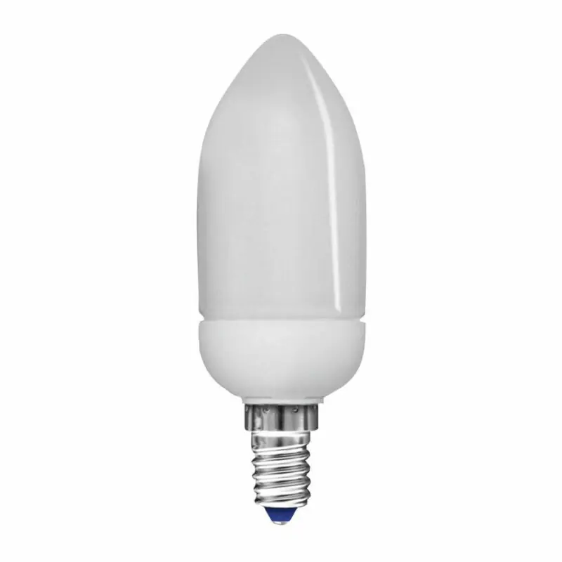 Sichere Zahlung Negawatt ESL Energiesparlampe Kerze 5W = 25W E14 matt 200lm warmweiß 2700K