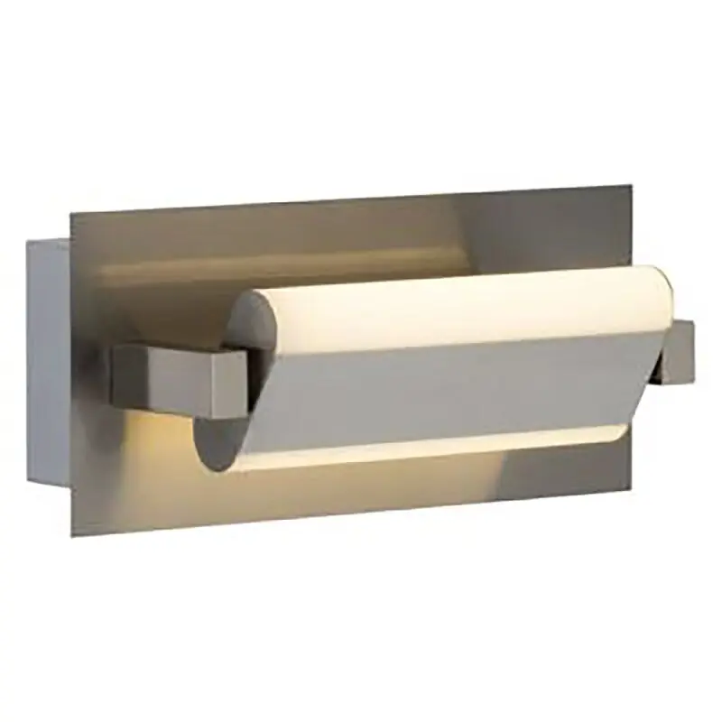 Brilliant LED Wandleuchte Next Silber 17,5cm 6W 675lm CCT 3000K-6000K slide dimmbar Touch-Schalter Geprüft