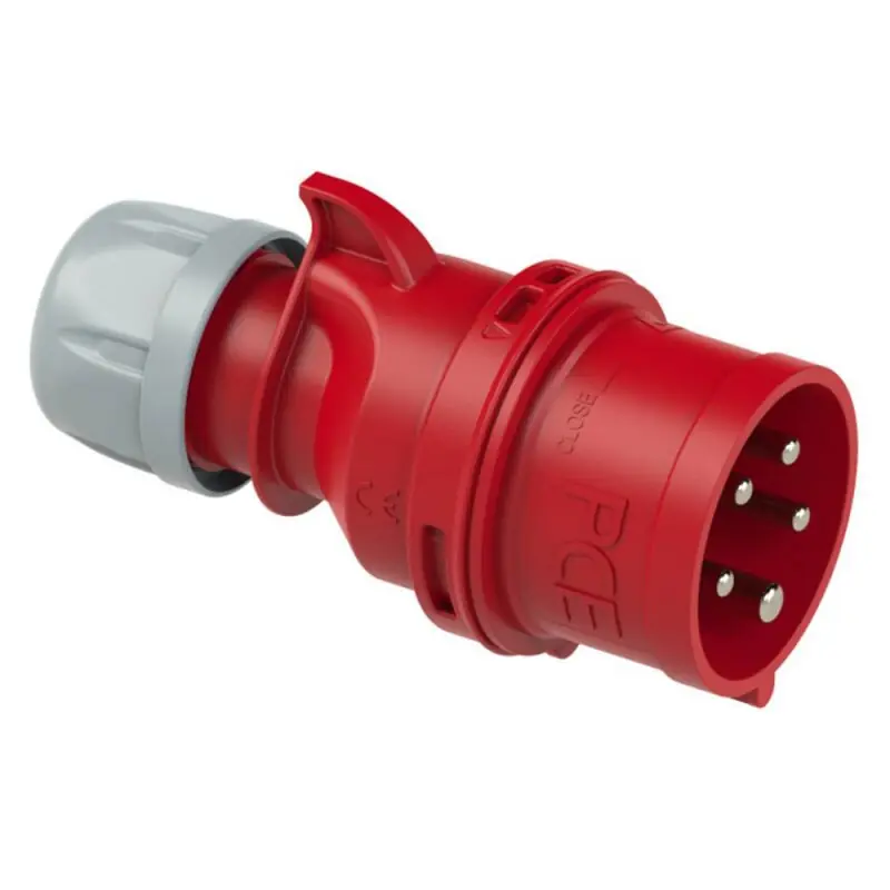 PCE CEE Rot/Grau 5-polig 32A 6h 400V IP44 Schneller Versand
