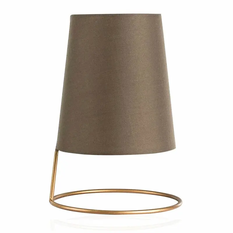 Sale Paulmann Pauleen Tischleuchte Shiny Circle Gold Braun max. 20W E14 ohne Leuchtmittel mit Schalter